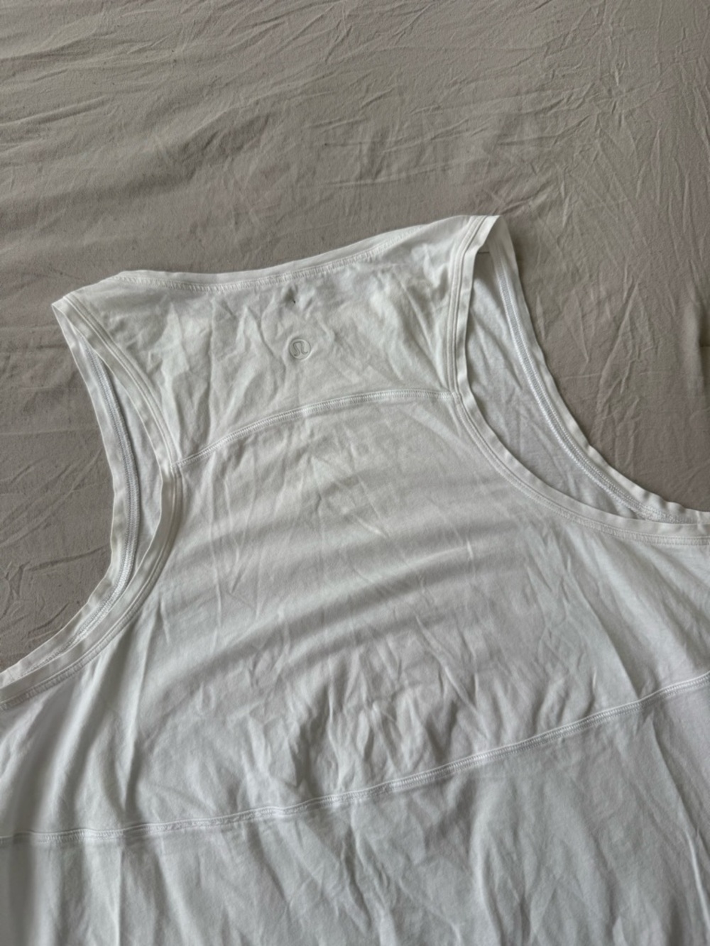 Lululemon White Womens Tank Top